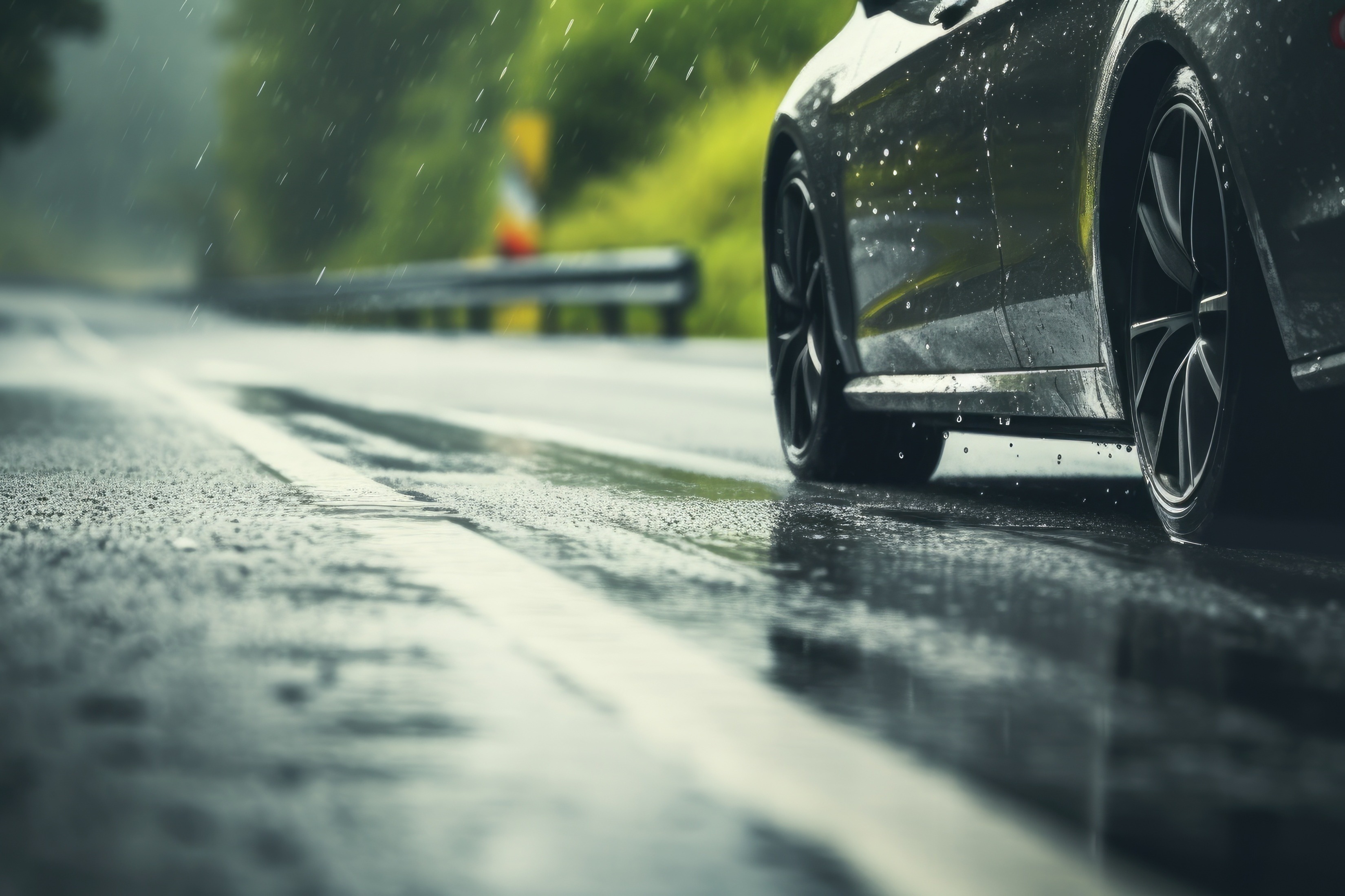 route mouillée, conseil de sécurirté